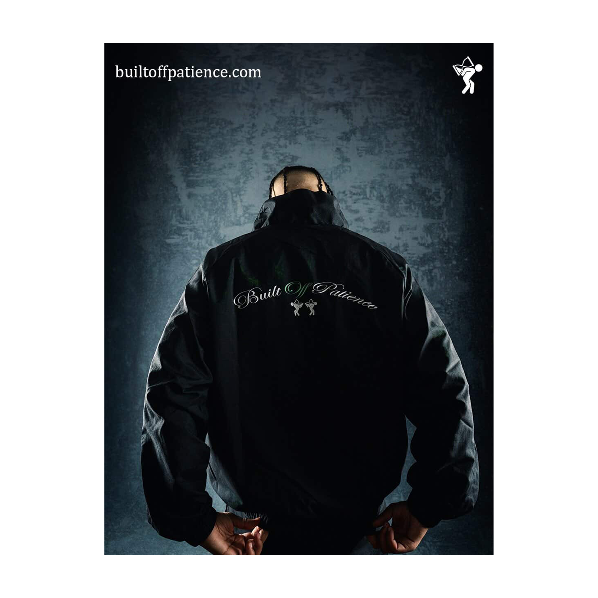 TYTUIW - NYLON BLACK TRACKSUIT JACKET