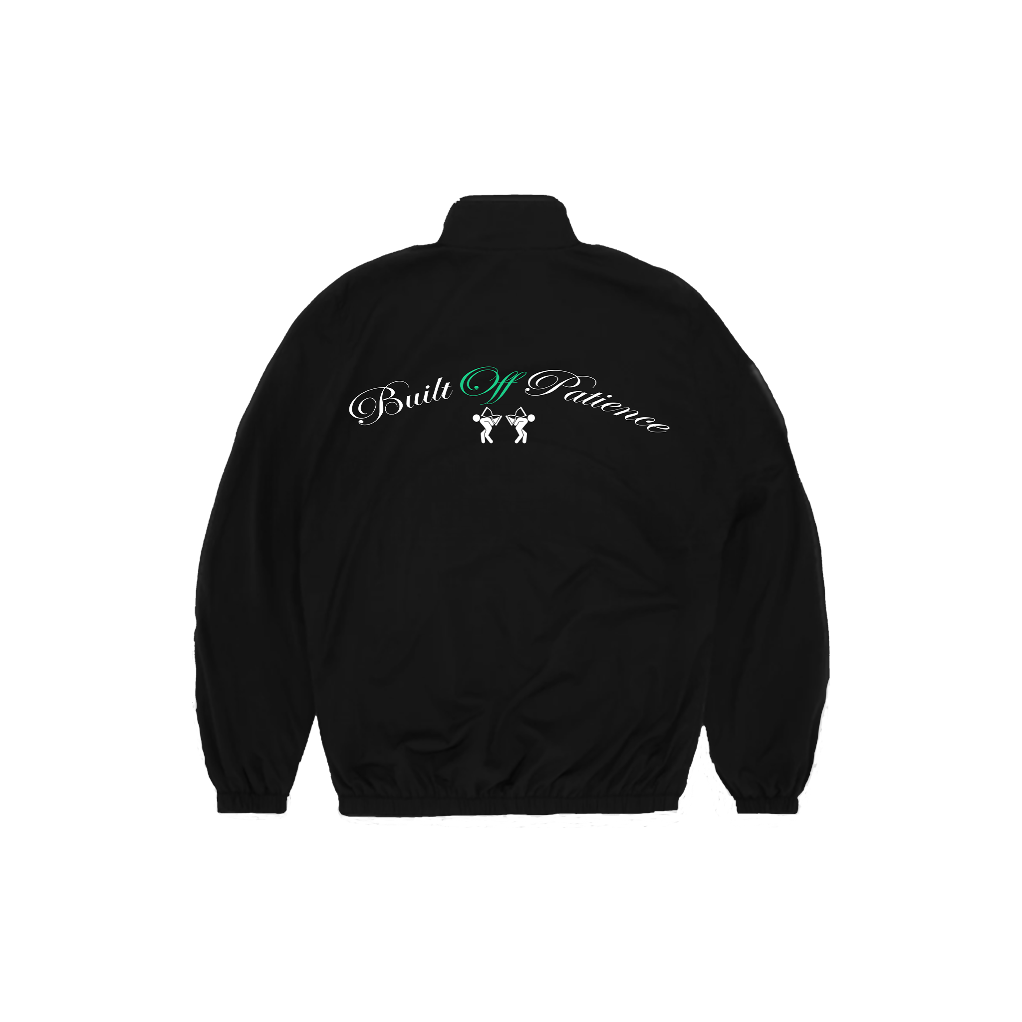 TYTUIW - NYLON BLACK TRACKSUIT JACKET