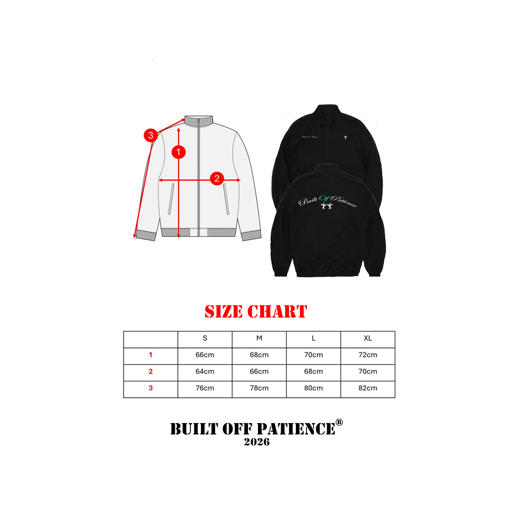 TYTUIW - NYLON BLACK TRACKSUIT JACKET