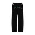 TYTUIW - NYLON BLACK TRACKSUIT PANTS